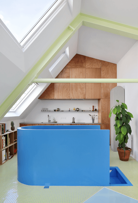 Elevation of a Family House in Bagnolet